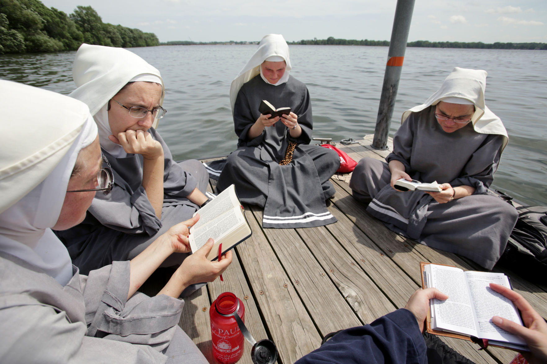 Bible study on the pier -- Amber Arnold